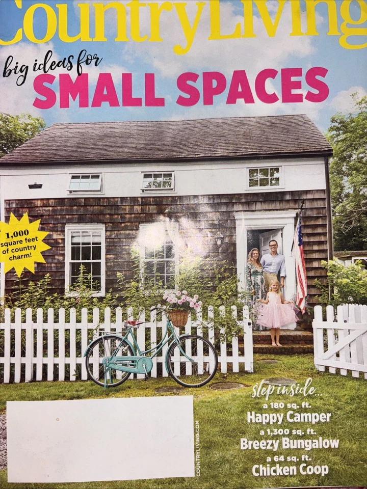 COUNTRY LIVING  MAGAZINE." BIG IDEAS FOR SMALL SPACES "   APRIL 2018 - Image 1 of 1