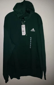 NWT Men's Adidas Feel Cozy Sweatshirt Hoodie Sz 2XL Green - Picture 1 of 6