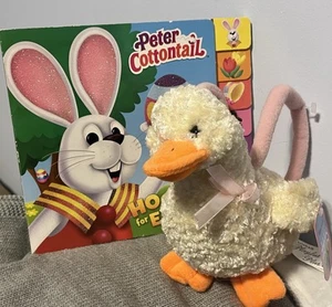 Purse & Stuff Animal Baby Chick Playful Plush-Chrisha & Free  Book Both  NEW FS - Bild 1 von 11