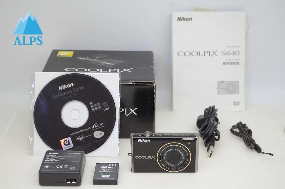 Cámara digital compacta Nikon COOLPIX S640 12,2 MP negra profunda con caja #251104a Foto 1 de 4