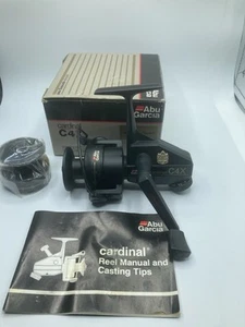 Vintage Abu Garcia Cardinal C4X Spinnrolle. Mit Box & Ersatzspule. TOP - Bild 1 von 13