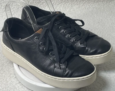 Zapatillas Born Para Mujer Talla 9M Negras Cuero Italiano Mira Acolchadas Foto 1 de 4