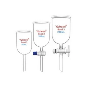 Borosilicate Glass Funnel Set 50ml-1000ml Lab Chemistry Labware Supplies - Picture 1 of 9