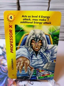 JUEGO DE CARTAS OVERPOWER CCG - PROFESOR X CEREBRO AB - FLEER MARVEL MCU 1995 - Imagen 1 de 2