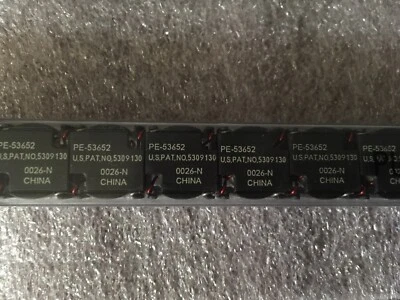 PE53652 INDUCTOR GEN PURPOSE 14uh 20% 2-ELEMENT WIRE-WOUND SMD (2 PER LOT) - Image 1 of 4