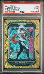 Antonio Gates 2022 Panini Prizm Gold Shimmer #158 6/10 - Picture 1 of 2