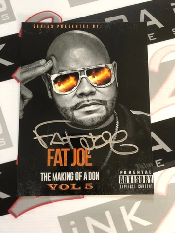 Fat Joe 8x6 Signed Photo Autograph Music Rap Hip Hop NY Artist Lean Back Cover