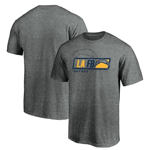 Los Angeles Chargers NFL Majestic Iconic Tricode Trainer Shirt Tee Mens Size XL Cover