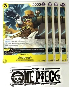 4x One Piece OP09-114 C Lindbergh - English - Playset - TCG - NM/M - Picture 1 of 1