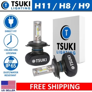 TSUKI SS H11 H8 H9 LED Headlight Bulb, Solid State, 6000K Bright White - Picture 1 of 6
