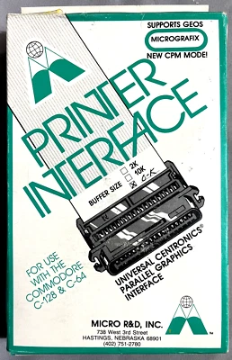NIB! Micro R&D MW350 Intelligent Printer Interface Adapter DIN cable/Centronics - Image 1 of 4