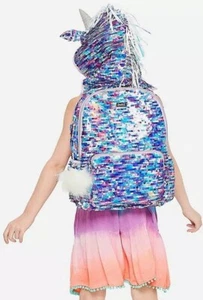 Backpack Unicorn Hoodie Justice - Picture 1 of 8