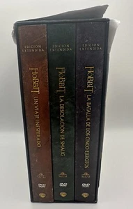 The Hobbit Trilogy SPANISH IMPORT DVD Box Set - El Hobbit La Trilogia - Region 2 - Picture 1 of 11