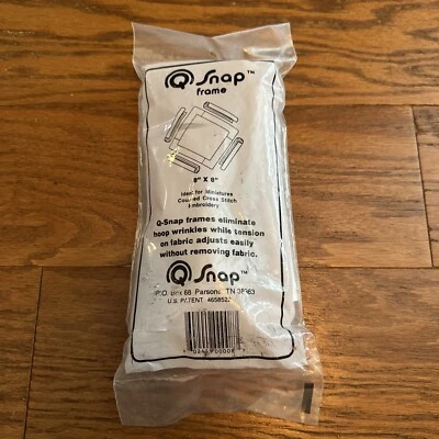 Q-SNAP Cross Stitch Embroidery cross stitch Needlework FRAME 8” x 8” BN - Image 1 of 4