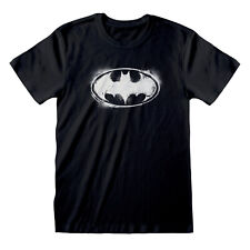 Batman T Shirt Official Graffiti Spray Bat Logo  DC Comics