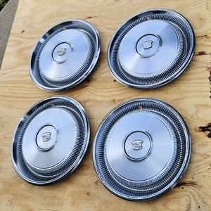 (4) OEM 1970 Cadillac DeVille Fleetwood 16" Inch Hubcap Set - Bild 1 von 17