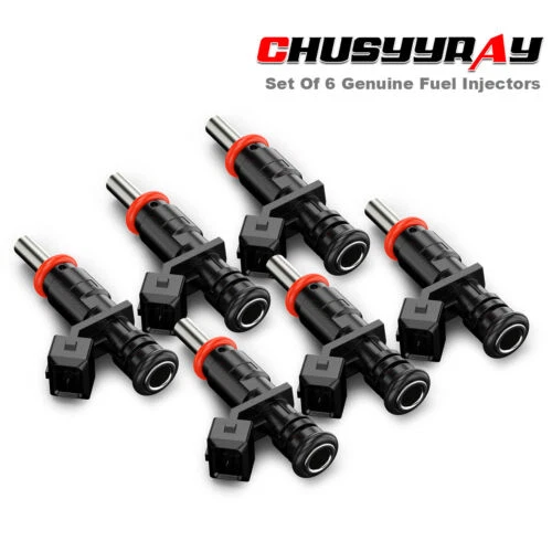 Set Of 6 Genuine Fuel Injectors for BMW X3 3.0L, 2.5L 2007-2012 #7531634 - Image 1 of 4