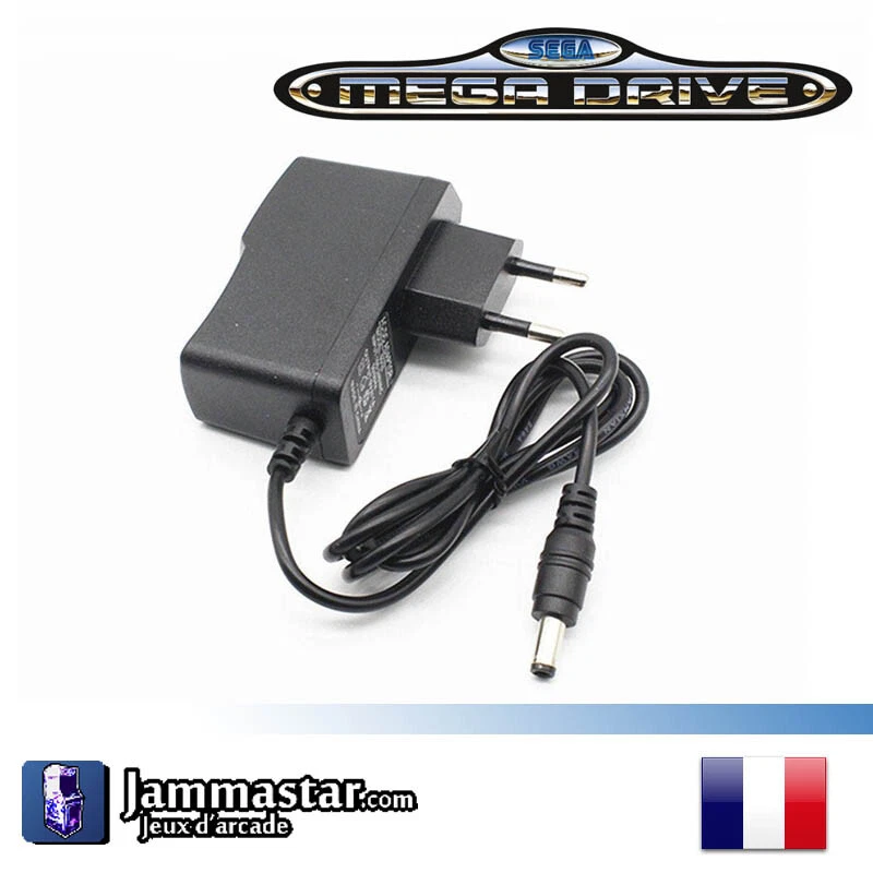 Alimentation console Sega Mega Drive 1 - Adaptateur - Megadrive Power Supply