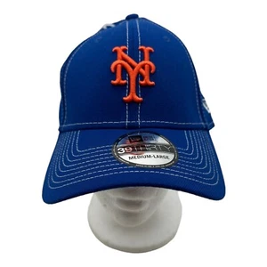NWT New Era 39Thirty MLB New York Mets Blue Classic Stretch Fit Hat - Size: M/L - Picture 1 of 6