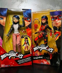 Paquete De 2 Muñecas 26cm Miraculous Marinette & Dragon Bug - Nuevo  - Imagen 1 de 1