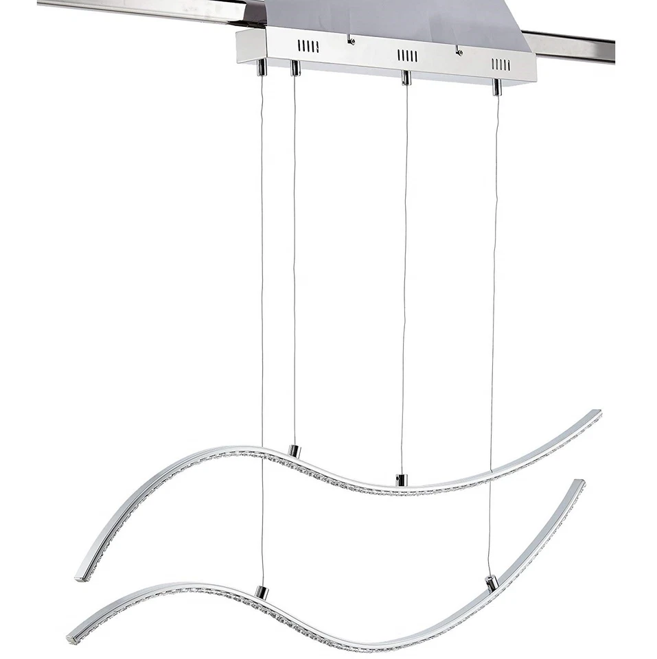 LED Pendelleuchte Näve Chrom Metall 24 Watt 1920 Lumen 3000k A 7059642 - Bild 1 von 1