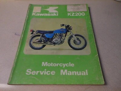 Manual de taller de reparación de servicio de fábrica Kawasaki 1978 KZ200 KZ200A1A 99924-1009-01 Foto 1 de 4