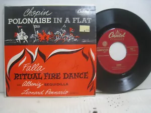 Chopin / Falla / Albeniz, Pennario, piano *Capitol FAP 8204 45 rpm mono - Imagen 1 de 1