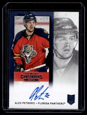 2013-14 Panini Contenders Alex Petrovic RC Auto Florida Panthers #157 - Image 1 of 2