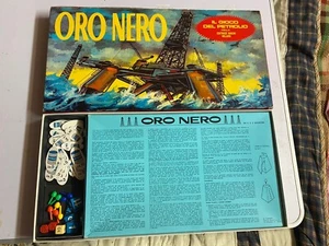 ORO NERO EG EDITRICE GIOCHI ANNI 70 IL GIOCO DEL PETROLIO INCOMPLETO - Imagen 1 de 4