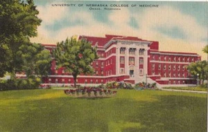 Postkarte University of Nebraska College of Medicine Omaha Nebraska NE - Bild 1 von 2