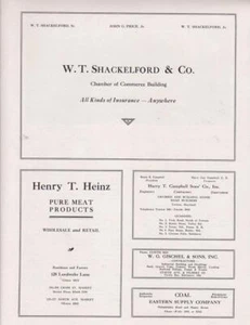 Original 1929 Henry Heinz Food Meat Products Baltimore Print-Ad/Campbell Gravel - Picture 1 of 1