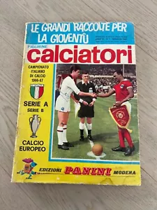 Album Panini figurine CALCIATORI 1966-67 vintage vuoto con 90 figurine - Foto 1 di 11
