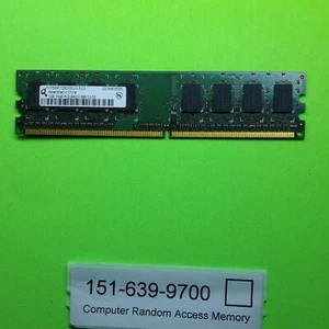Qimonda Z2D84606065 HYS64T128000EU-2.5-C2 1GB DDR2-800 (PC2-6400) PC2-6400U RAM - Picture 1 of 2