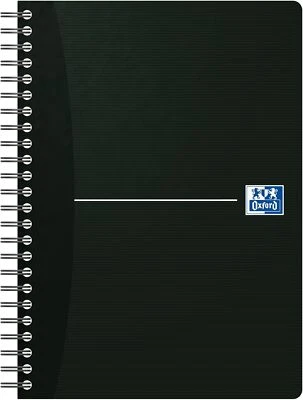 Spiralbuch Oxford Smart Black A5 kariert - Bild 1 von 4
