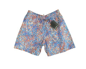 $595 NWT DSQUARED2 Floral Swim Shorts Trunks 100% Cotton Multi Color Size L / 52 - Picture 1 of 4