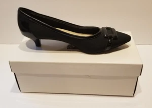 Anne Klein Women's I-Flex Melanie Shoes US SIze 9 Black NEW Box Comfort & Style - Imagen 1 de 8