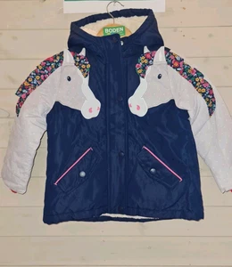 Mini Boden Niñas Anorak Abrigo Chaqueta Edad 4-5 Años Sherpa Forrado Nuevo G3 - Imagen 1 de 6