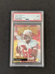 1995 Pinnacle Jerry Rice GameBreakers PSA 9 Mint #12 49ers HOF - Picture 1 of 5