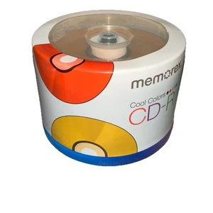 FACTORY SEALED! Memorex CD-R 52x 700MB 80Minute Package of 50 CDs Discs - Picture 1 of 4