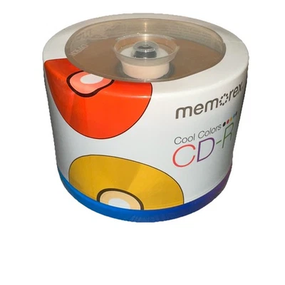 FACTORY SEALED! Memorex CD-R 52x 700MB 80Minute Package of 50 CDs Discs - Image 1 of 4