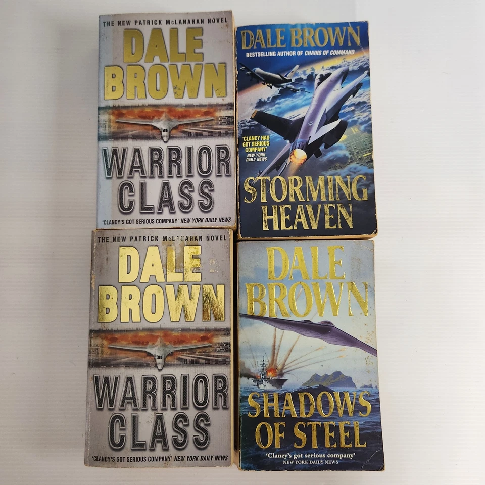 4 x Dale Brown Book Bundle Small Paperbacks Lot Action Adventure Thriller Lot - image 1 of 4