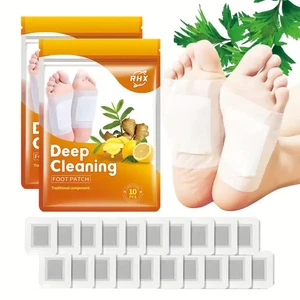 10 Pack Detox Foot Pads Deep Cleansing Patches to Remove Toxins & Improve Sleep - Picture 1 of 7
