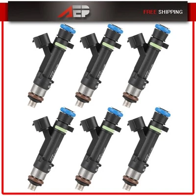 Inyectores de combustible 6 piezas para Mitsubishi Outlander 2013 2012 2011 2010 2009-2007 3,0 L Foto 1 de 4