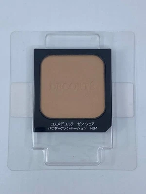 Cosme Decorte Zenwear Foundation N34 Refill Pressed Powder Made in Japan New - Image 1 of 4