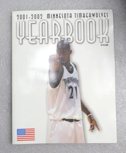 MINNESOTA TIMBERWOLVES OFFICIAL 2001 - 2002 YEARBOOK - Picture 1 of 1