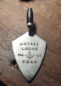 older mini trowel Mozart Lodge No. 121, Free & Accepted Masons - Camden, NJ - Picture 1 of 2