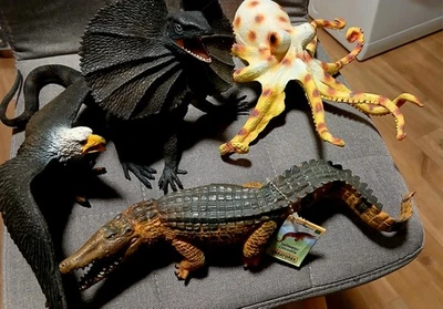 4 x Large Toy Animal Figures Bundle Safari Ltd Safe Kid Play. - Image 1 of 4