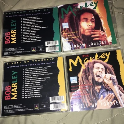 BOB MARLEY CD LOT made In Holland LIVELY UP YOURSELF + RAINBOW COUNTRY Foto 1 de 3