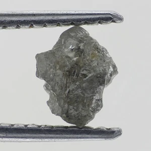 Natural 0.98 Carat Grey Black Fancy Loose Translucent Raw Rough Diamond - Picture 1 of 2