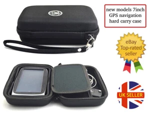 7 inch SatNav Hard Carry Case with Accessory Compartment for Garmin TomTom 7inch - Picture 1 of 5
